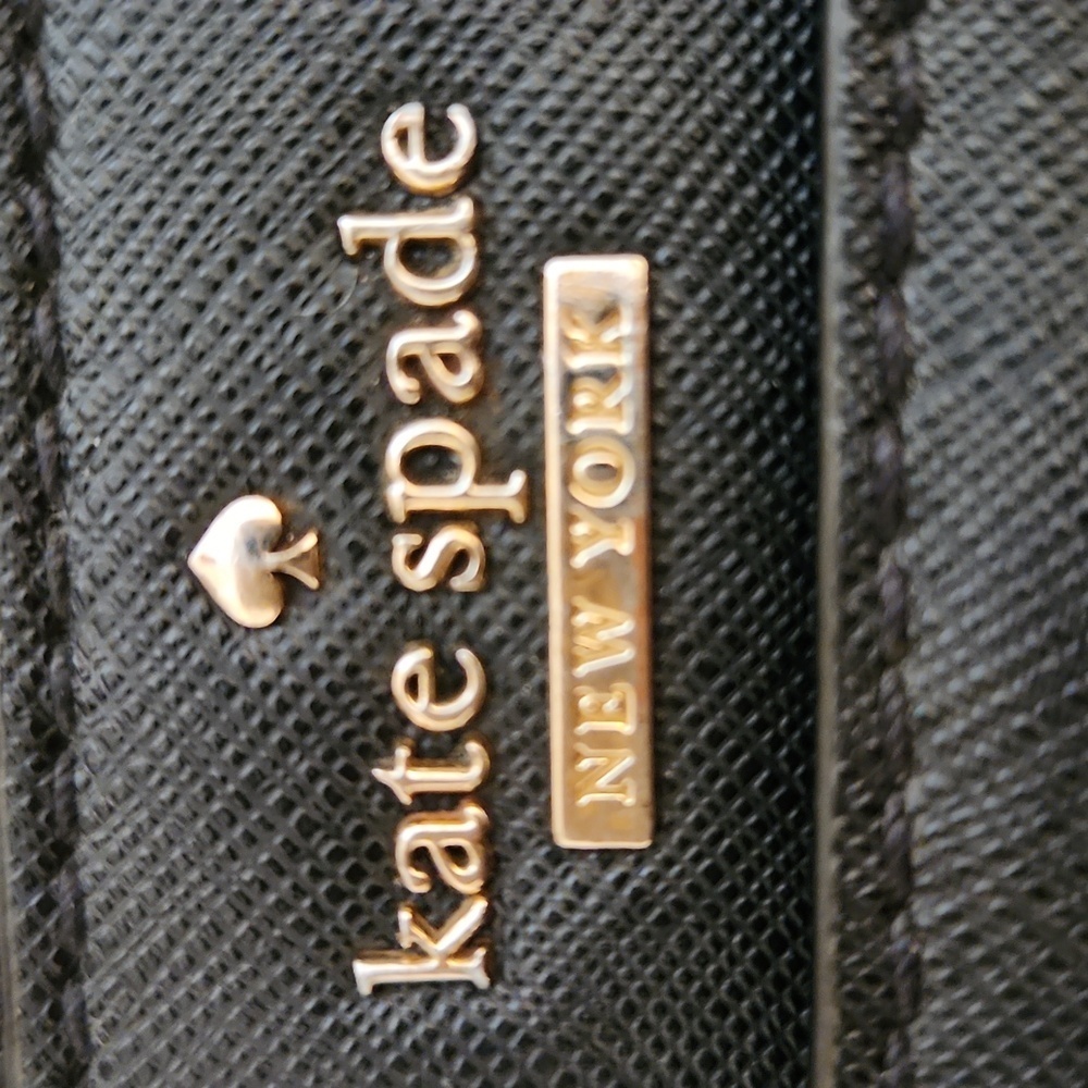Kate Spade New York Women's Black Saffiano Leather Crossbody - Picture 12 of 16